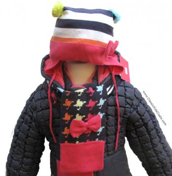 Image of Deux Par Deux ~ Dansons Winter Coat w/ Matching Scarf & Hat